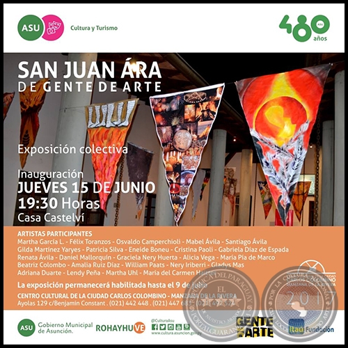 SAN JUAN ÁRA DE GENTE DE ARTE - Jueves 15 de Junio de 2017